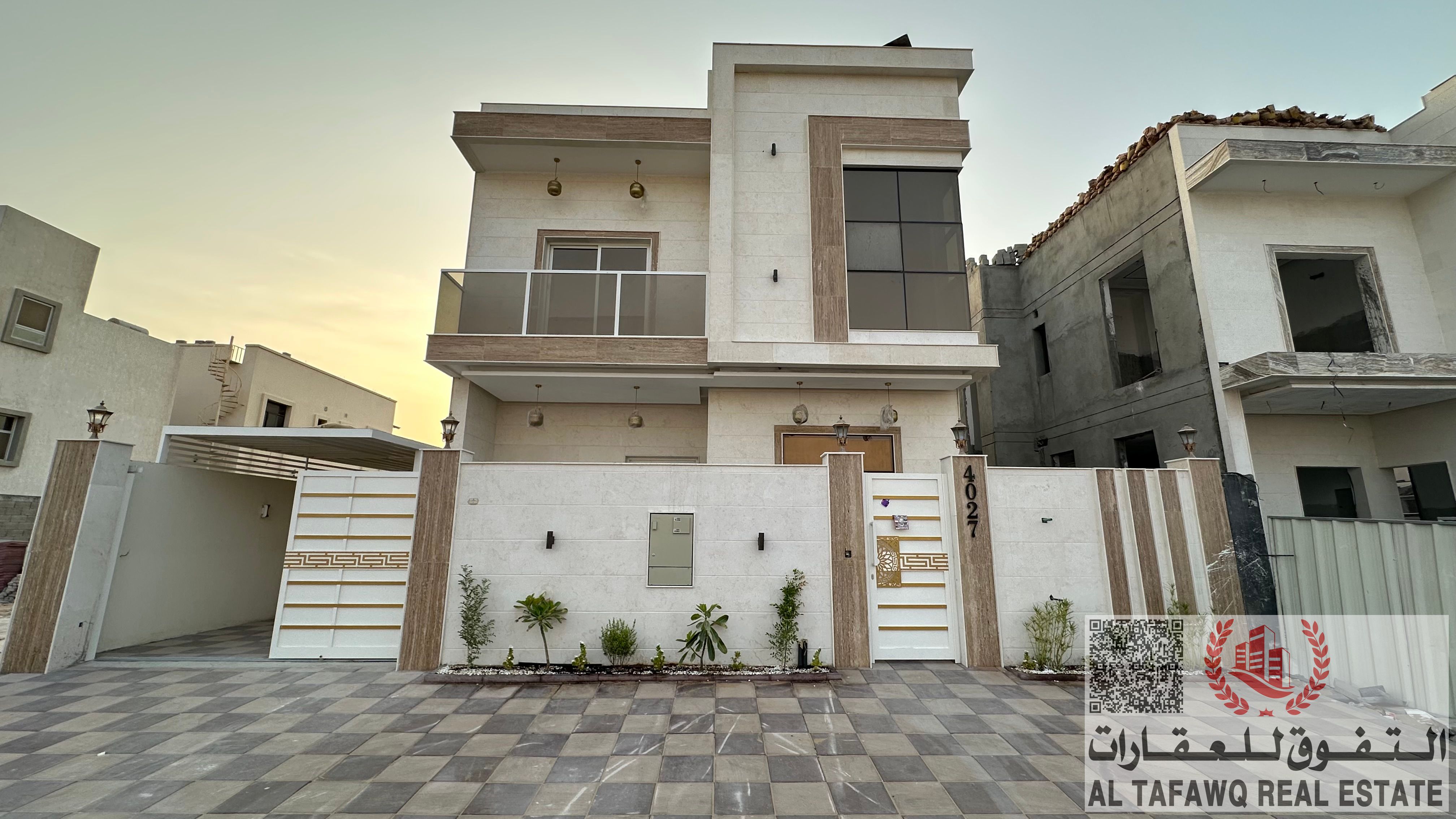 Villa for sale in Al Zahia area.