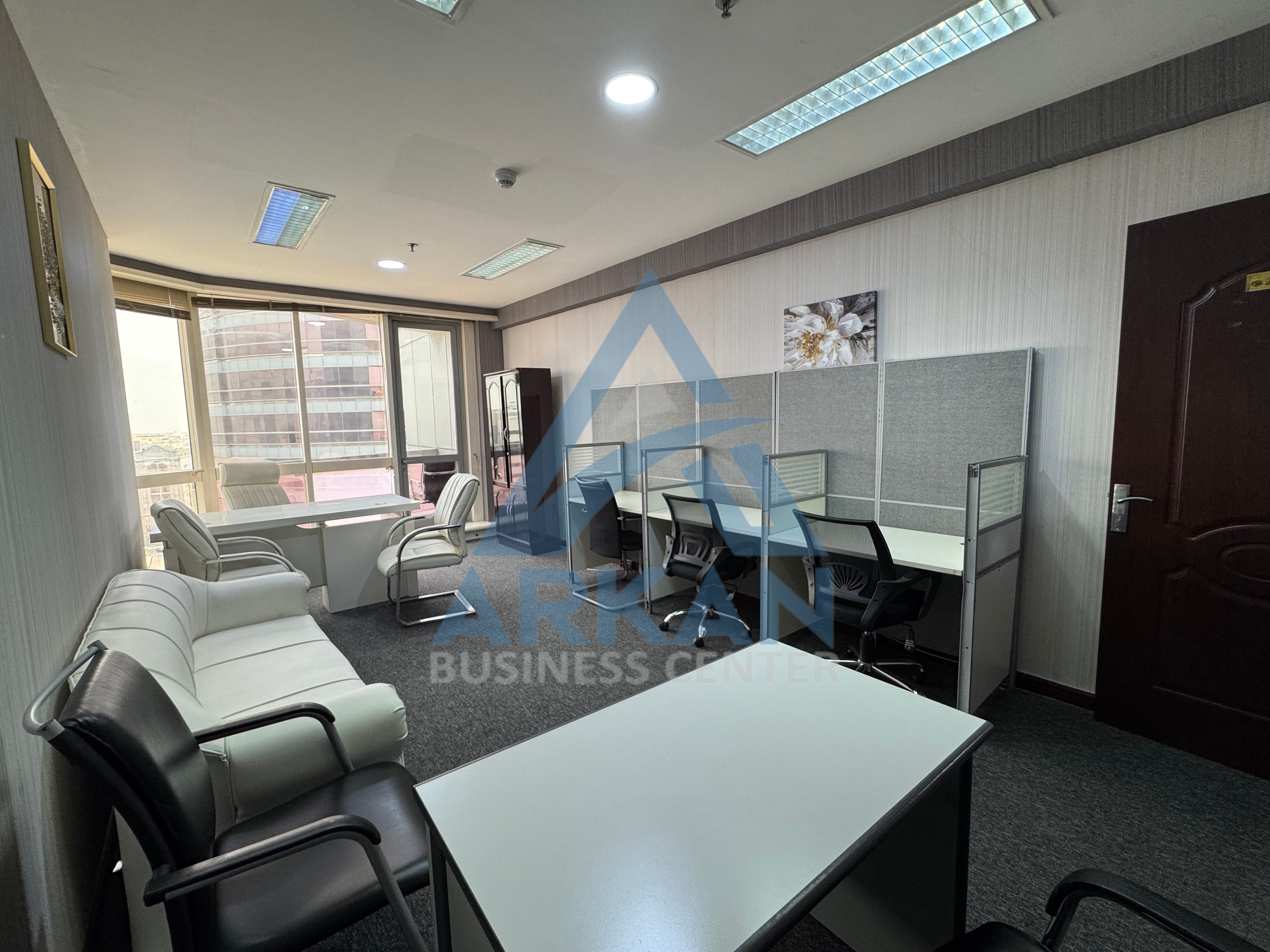 Fully Furnished Office with Creek View & Private Balcony | Arkan Al Khor Business Center | 265 Sq. Ft | Direct from Owner