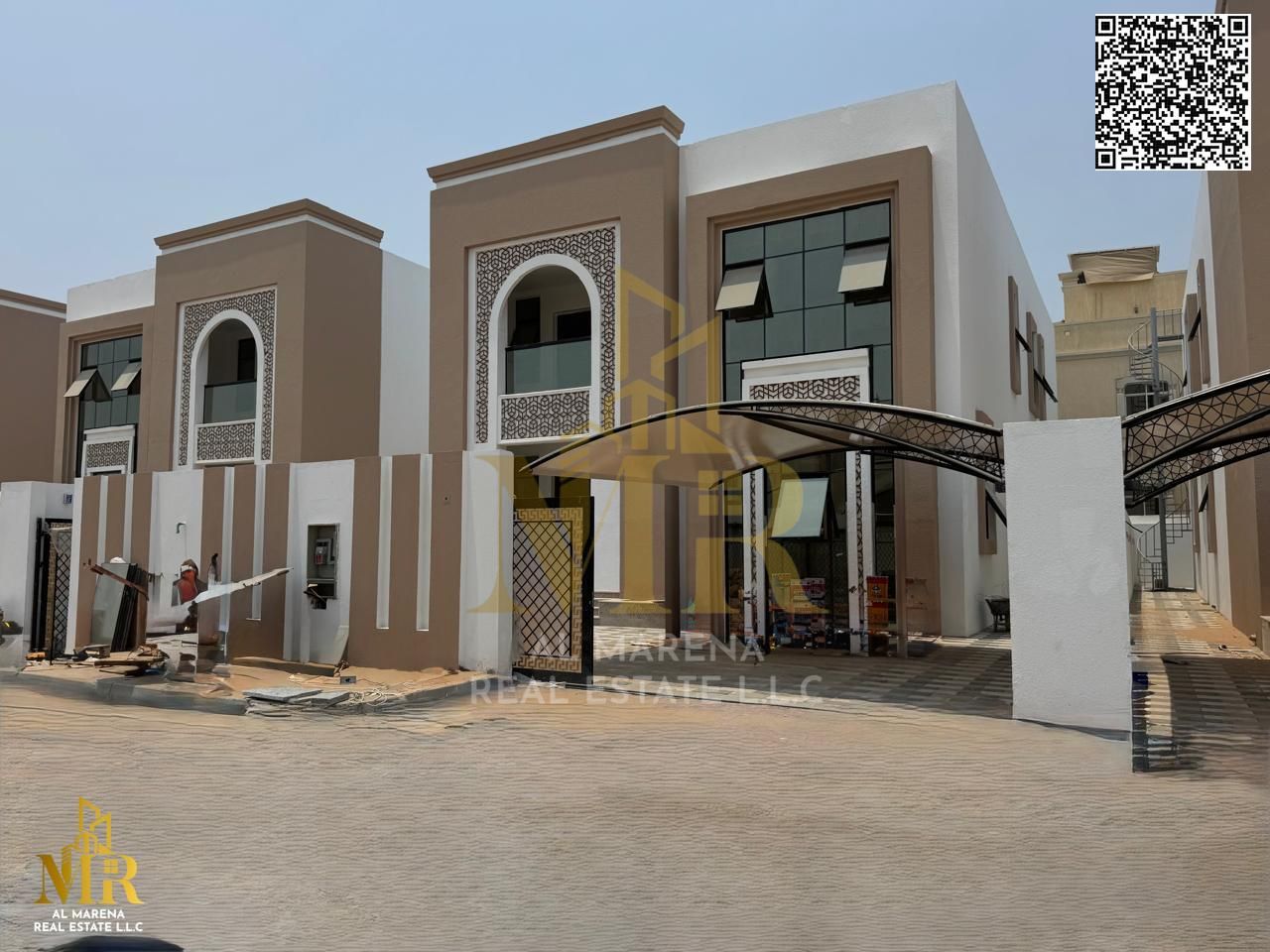 Villa with all-inclusive electricity, water and air conditioning on the main street, ready for occupancy in the most upscale areas of Ajman, freehold