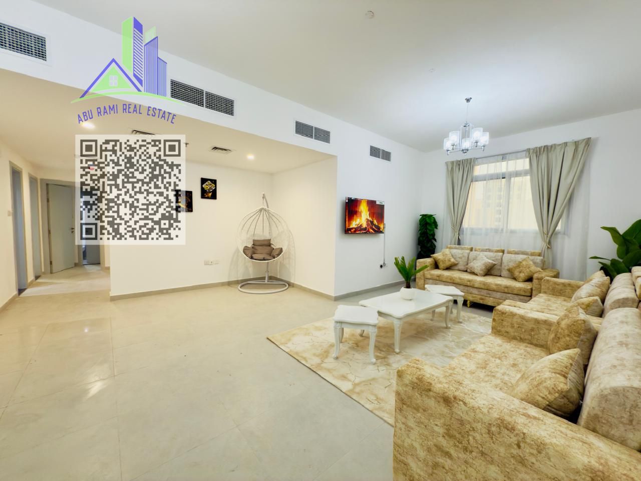 2BHK new furniture include Bills Ajman Corniche