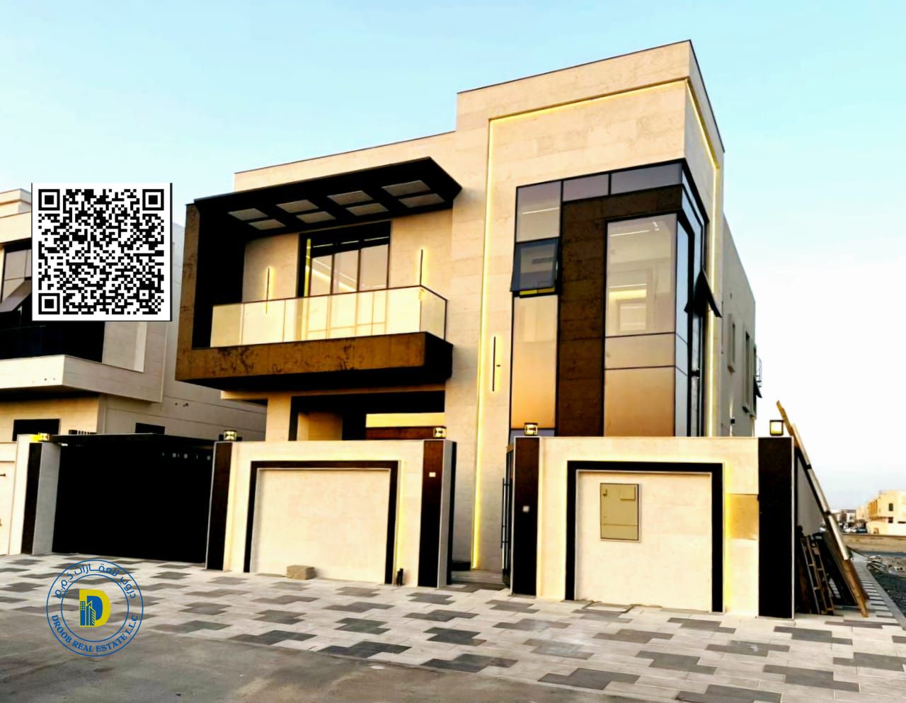 For sale in Al Bahia area, modern finishing, 5 rooms, in an excellent location