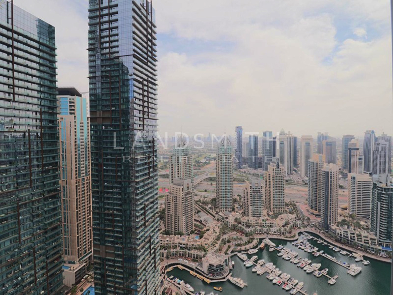 Furnished 2BR Apartment on High Floor With Amazing View