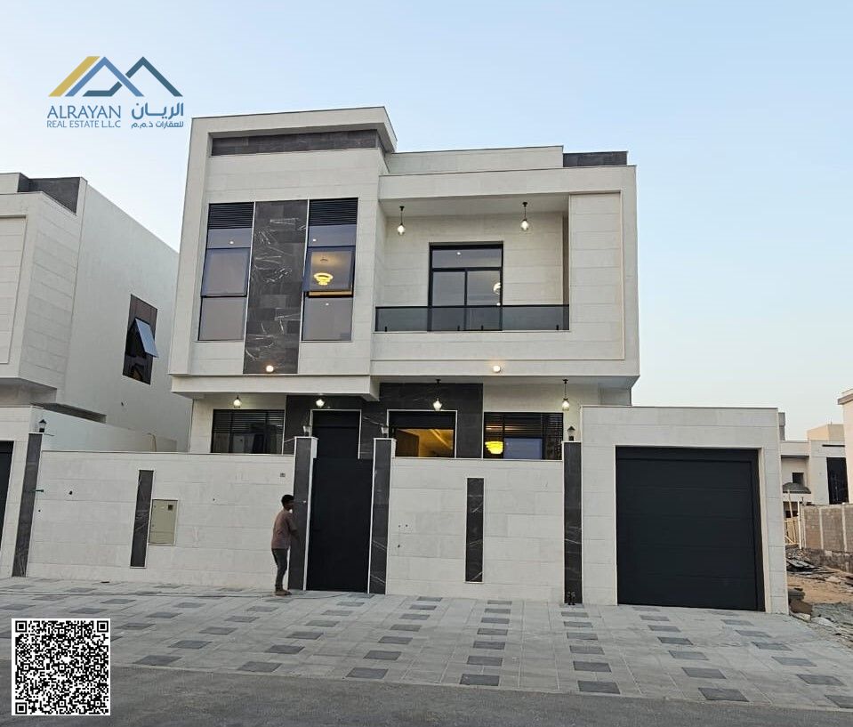 Fojman | 5 Master Bedrooms | Majlis & Master Living Room | High-End Finishes |r Sale – Luxury Villa in Al Bahia,