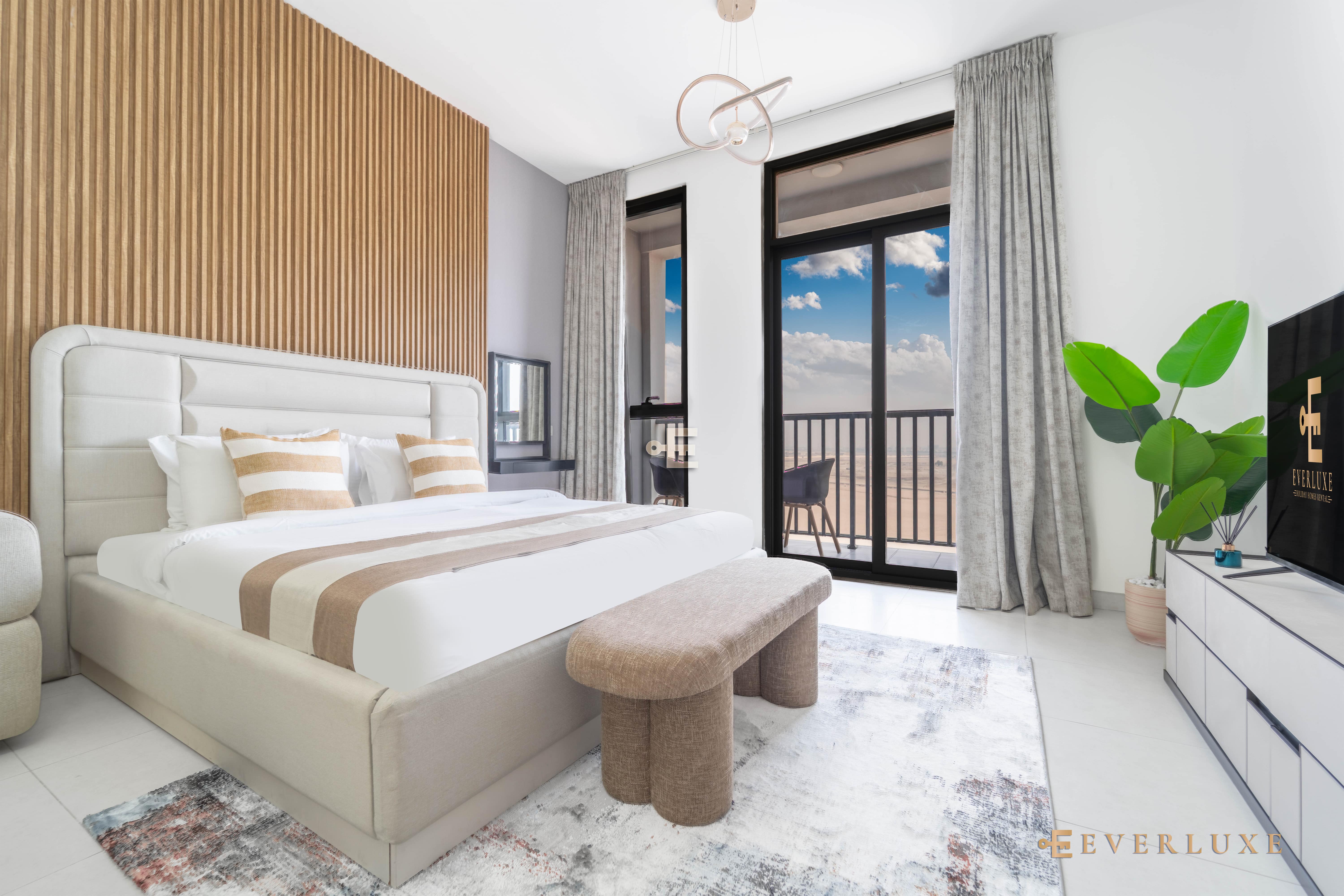 Improved Unit | High-Floor | Warm-Tones | Stylish Studio w/ Balcony