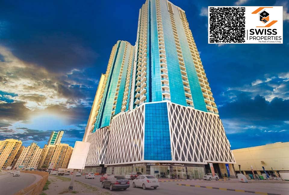 2 Master Bedrooms for Sale in Oasis Tower – Fully Furnished | 3 Balconies | 29th Floor