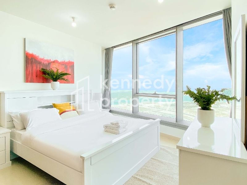 Full Saadiyat View | High Floor | Large Layout