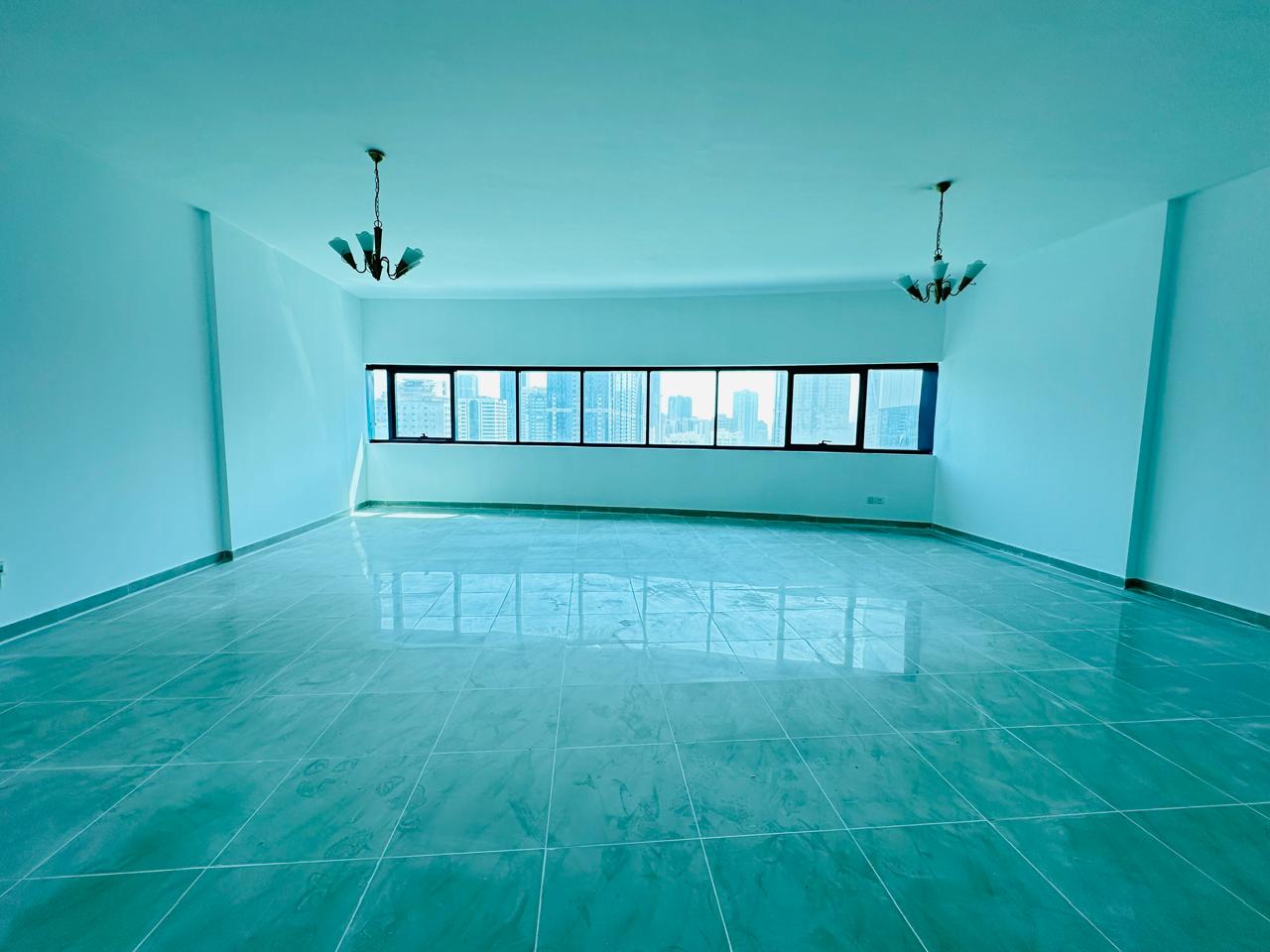 Very spacious 3bhk with maid room+parking free and all amenities just in 75k in Al Nahda Sharjah