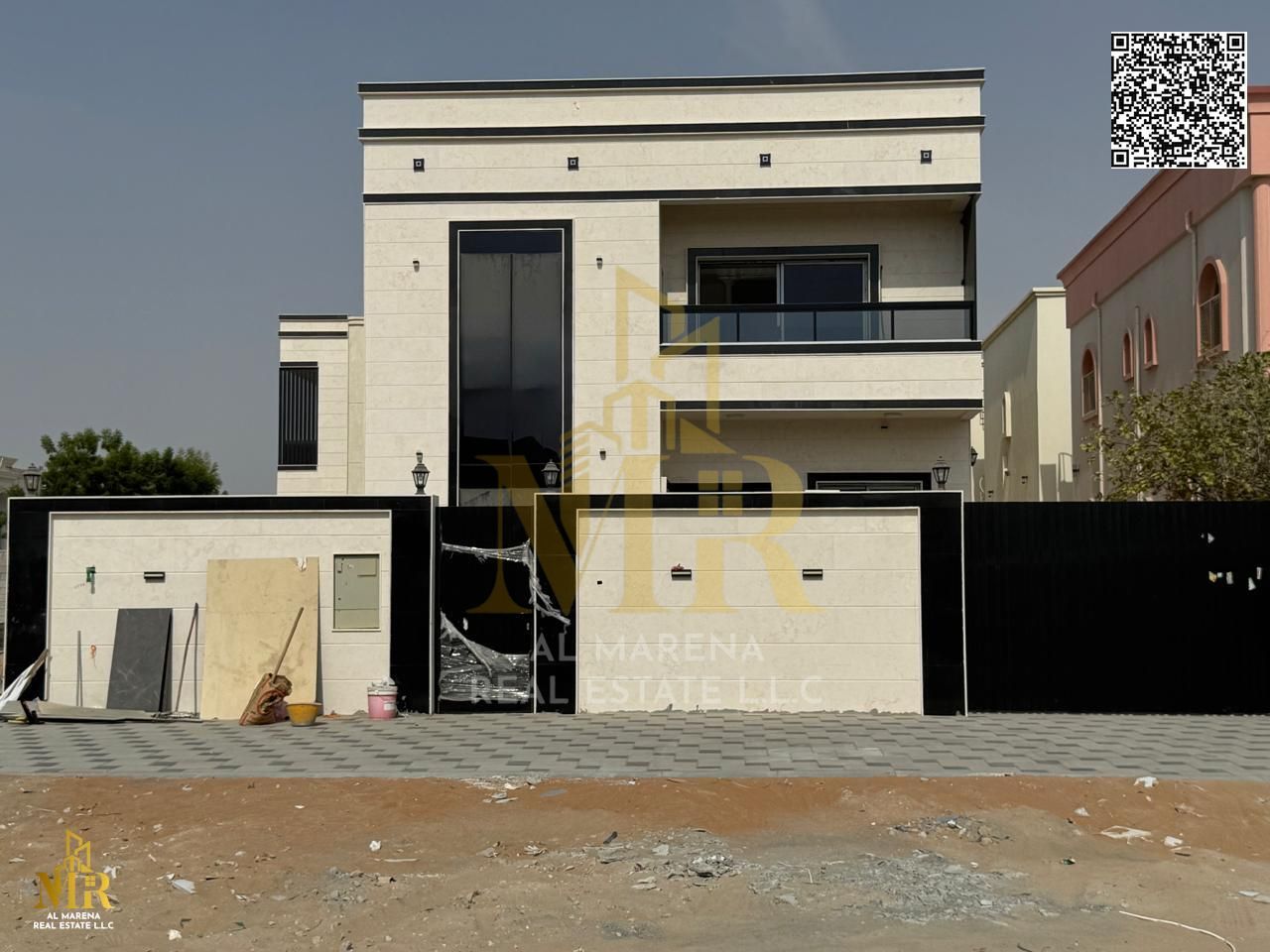A villa with an all-inclusive price for electricity, water and air conditioning on the main street, ready for occupancy in the most upscale areas of A