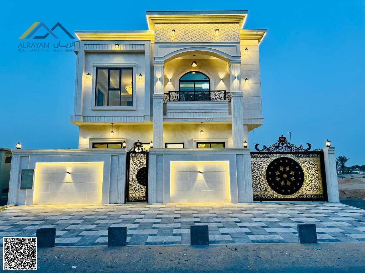 For sale: A classic villa with an elegant design in Al Helio 2 - Ajman, including registration fees.