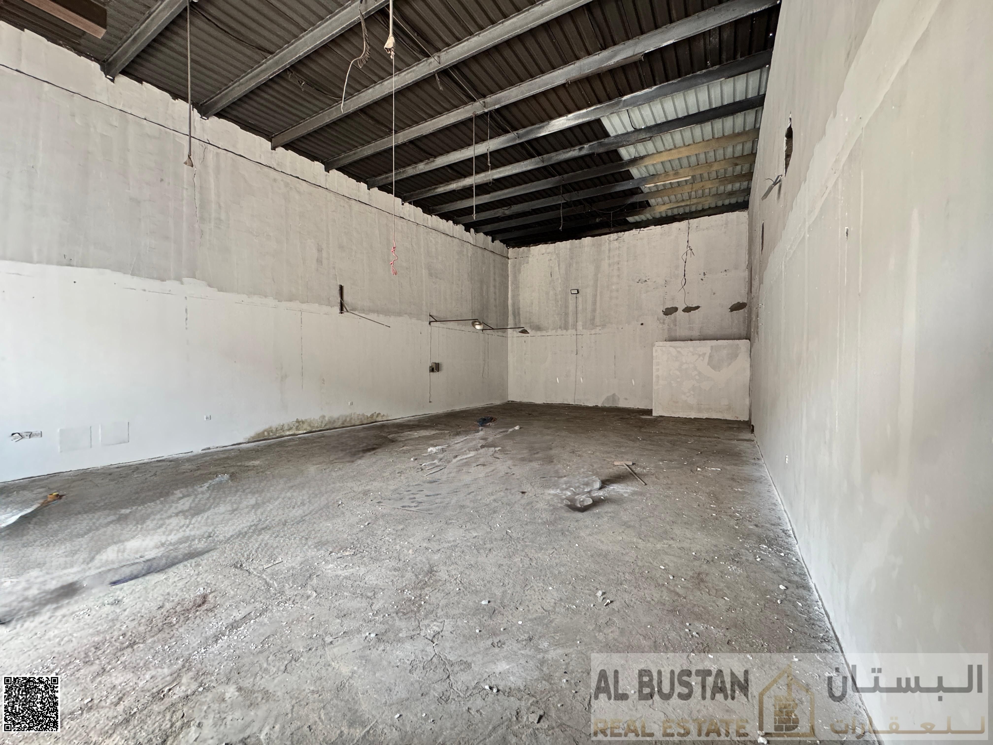 Warehouse for Rent in Ajman Industrial Area 2 – 1,700 sq. ft & 20 KVA Electricity