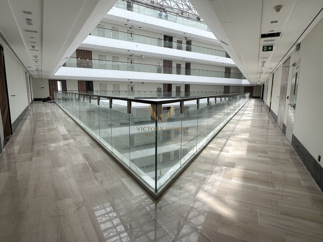 Full Floor - Semi Fitted with raised flooring