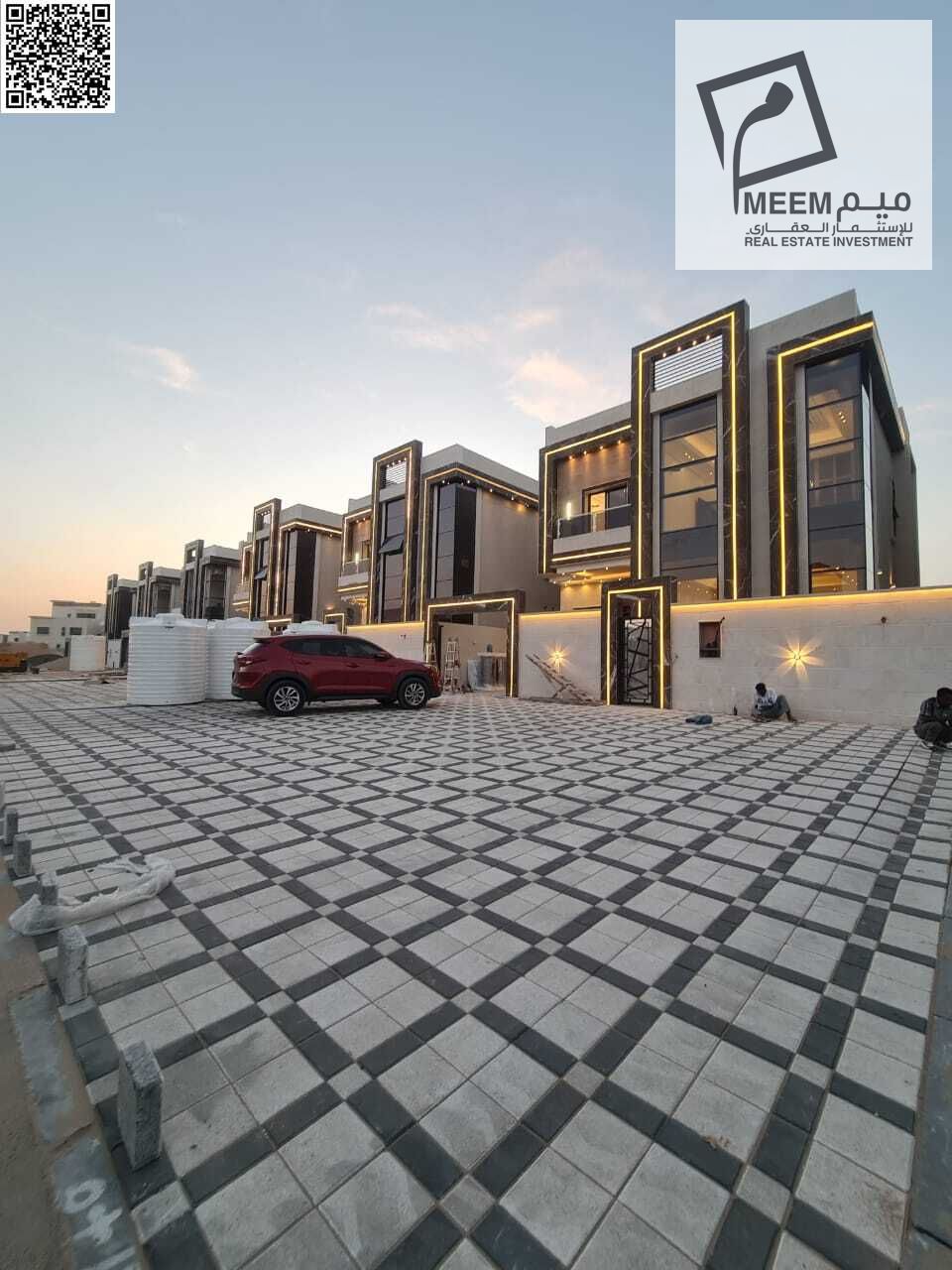 For sale, a villa, first inhabitant, with personal finishing, freehold for all nationalities, excellent location, including registration fees