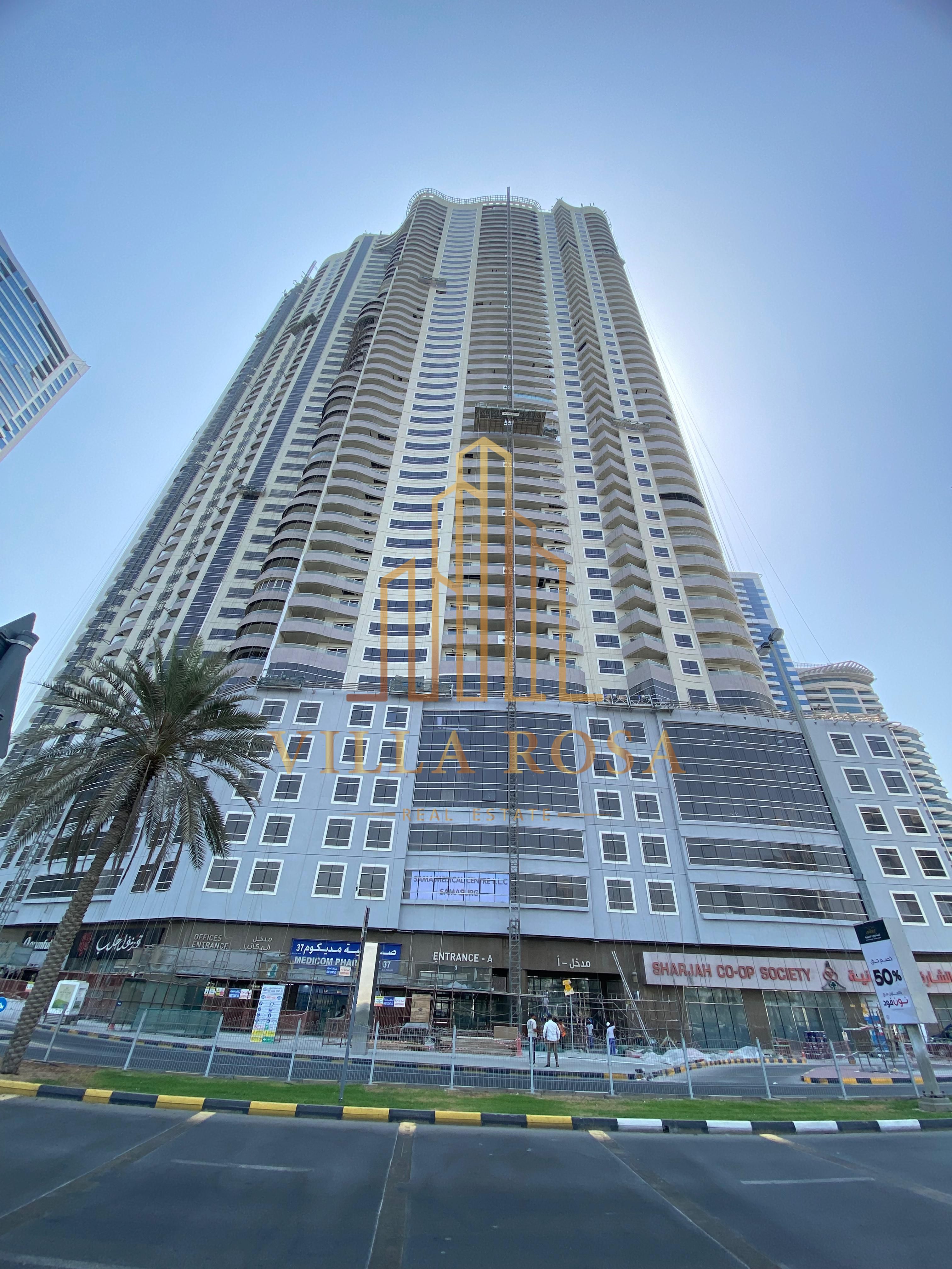 For Sale 2-Bedroom Apartment with Direct Sea View in ٍٍِِASAS Tower, Al Khan – Sharjah