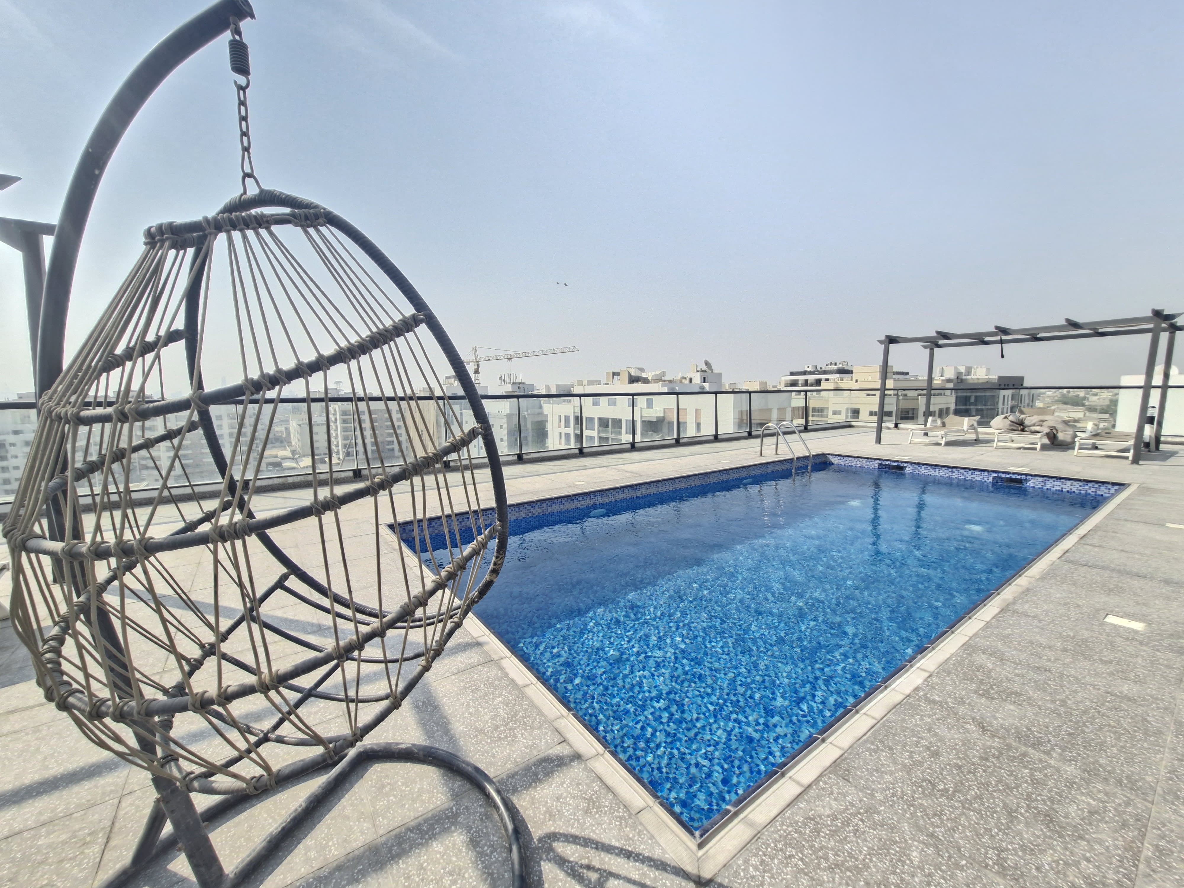 FULLY OPEN VIEW LUXURIOUS AND SPACIOUS 3BHK WITH STORE ROOM HAVING GYM,POOL AND PARKING.