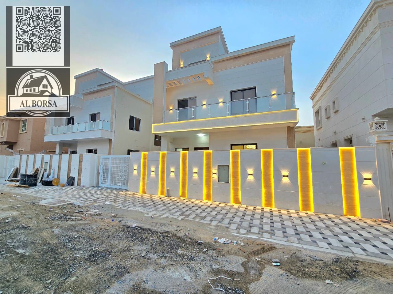 A golden opportunity to own a luxurious villa in the Jasmine area - directly opposite the mosque Near all vital services Opposite Al Rahmaniy