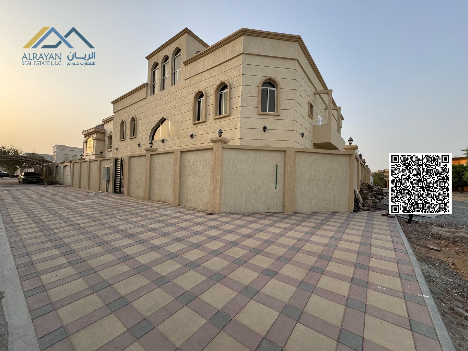 For large families, a 12-bedroom villa for the first tenant