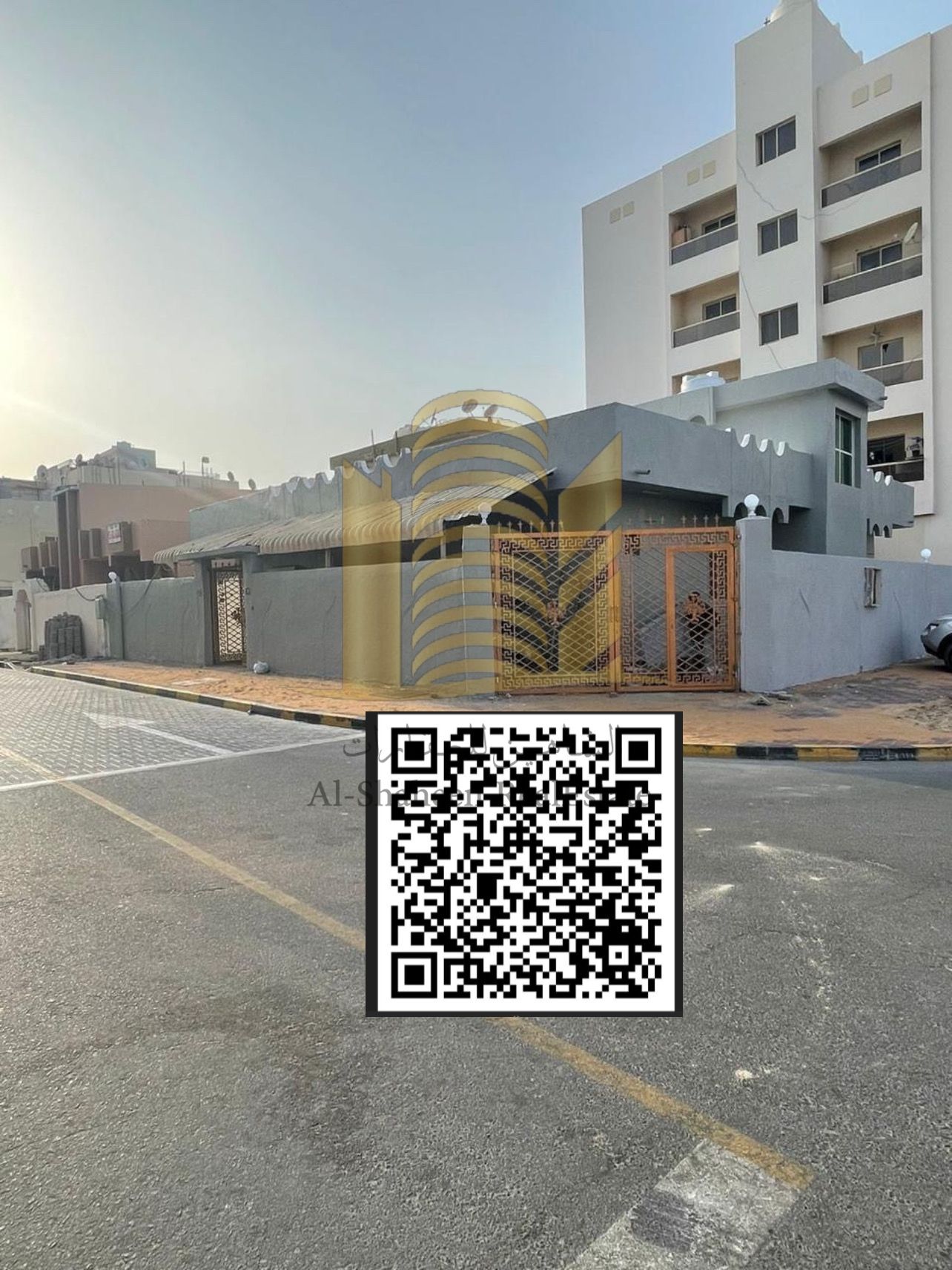 Ground floor villa for sale in Ajman Al Nuaimiyah Area 1 Close to all services Renewed in full 4 and a council and a hall Two entrances New split air conditioners for the whole house One million 350 thousand dirhams is required Free ownership for a