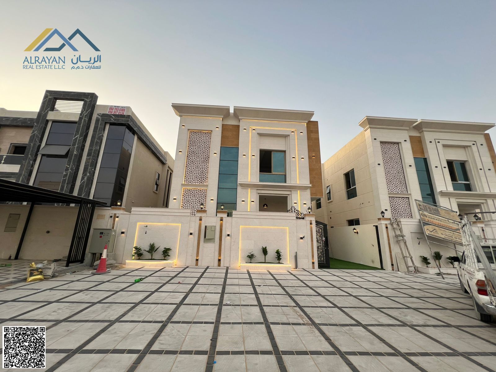 Villa for Sale | 5 Bedrooms | Main Street | Large Setback | Super Deluxe Finishing | Al Zahia | Special Price