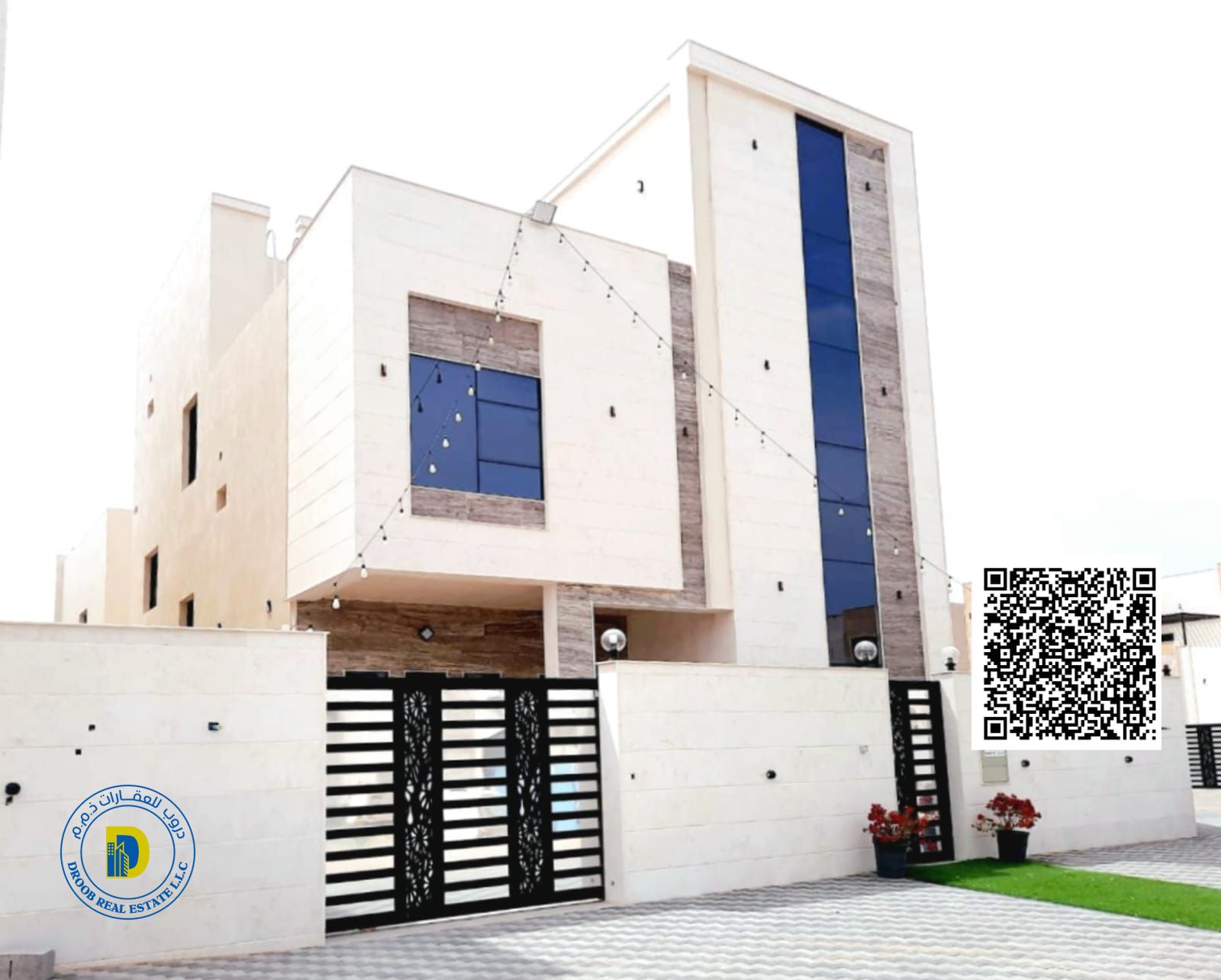 For sale, a 6-room villa with a roof, in a very distinguished location, on a main street in the Al-Helio 2 area. The price includes registration fees.