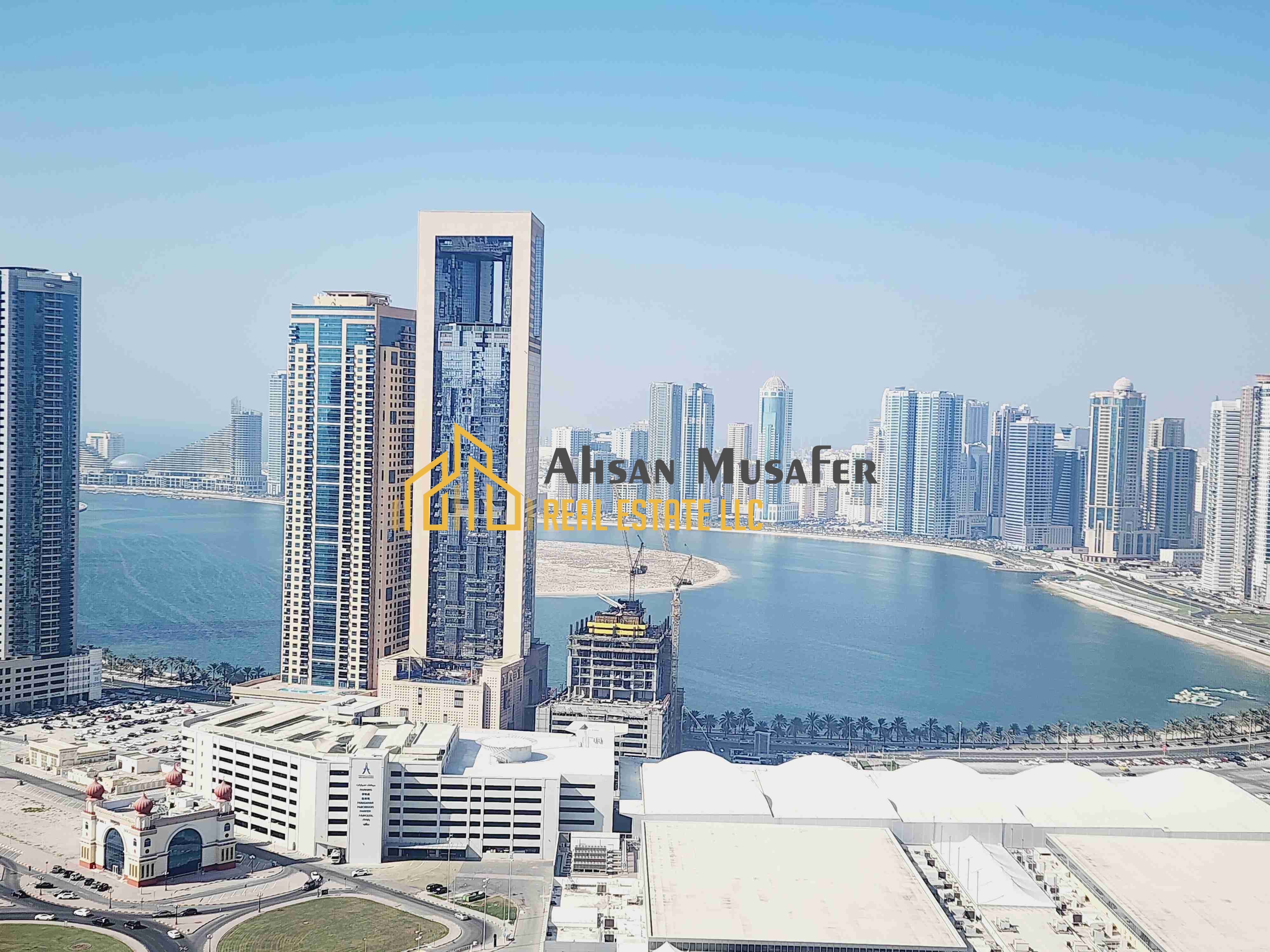 (NO COMMISSION)//SEEVIEW+2 BALCONY+GYM POOL KIDS PLAY AREA FREE//AL TAAWUN SHARJAH 2BHK 3WASHROOM WARDROBES ALSO HAVE AVAILABLE WITH 4 PAYMENT