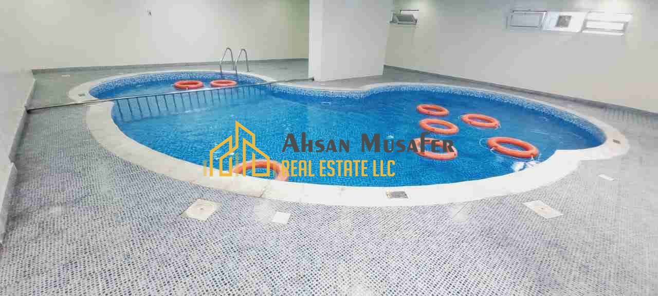 NO COMMISSION,GYM POOL FREE+10DAYS FREE) EASY EXIT TO DUBAI LAST UNIT 1BHK WITH 2WASHROOM WITH BALCONY