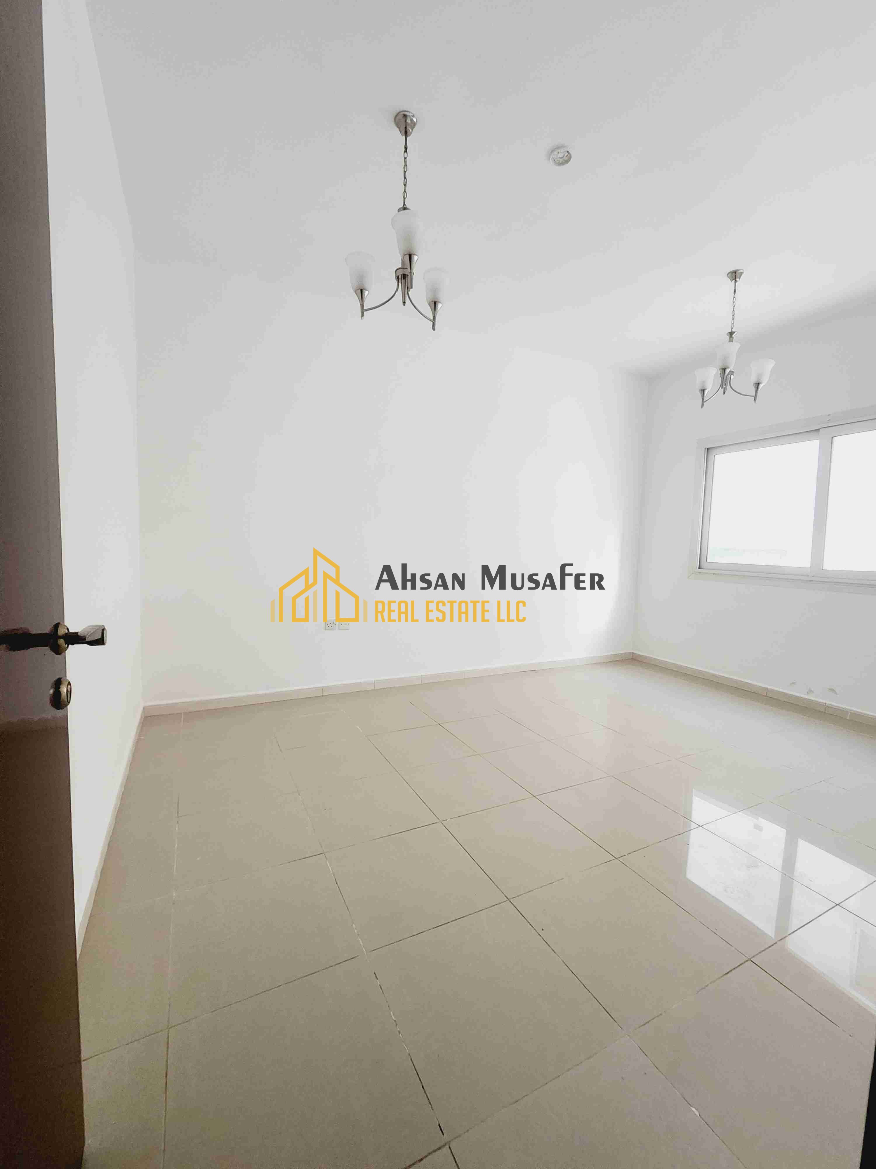 NO COMMISSION//LIMITED TIME OFFER//HALL SEPARATE+ GYM ALSO HAVE+1BHK WITH TWO WASHROOM AL TAWUUN SHARJAH