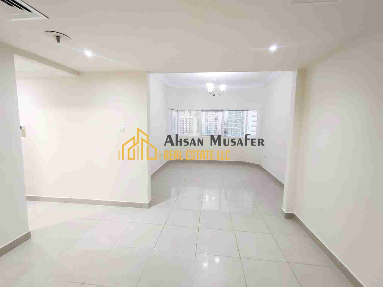 NO COMMISSION//LIMITED TIME OFFER//10 DAYS FREE+4CHQS// EASY EXIT TO DUBAI NEAR SAHARA CENTRE AND NEAR RTA BUS STOP LAST UNIT 2BHK WITH 2 WASHROOMS