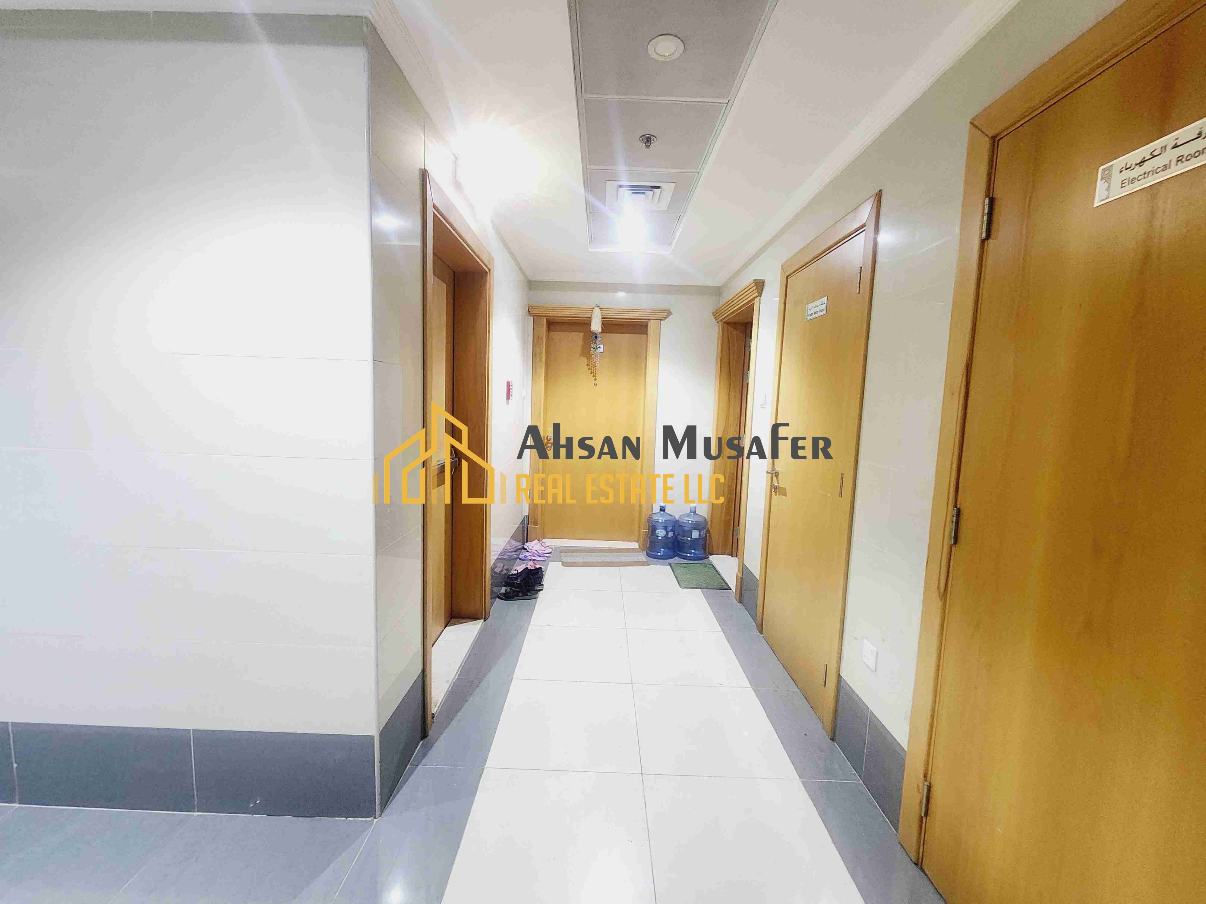 //BRAND NEW BUILDING//PARKING FREE+2MASTER ROOMS // EASY EXIT TO DUBAI NEAR RTA BUS STOP LAST UNIT 2BHK WITH 3WASHROOM AVAILABLE WITH 6CHQS