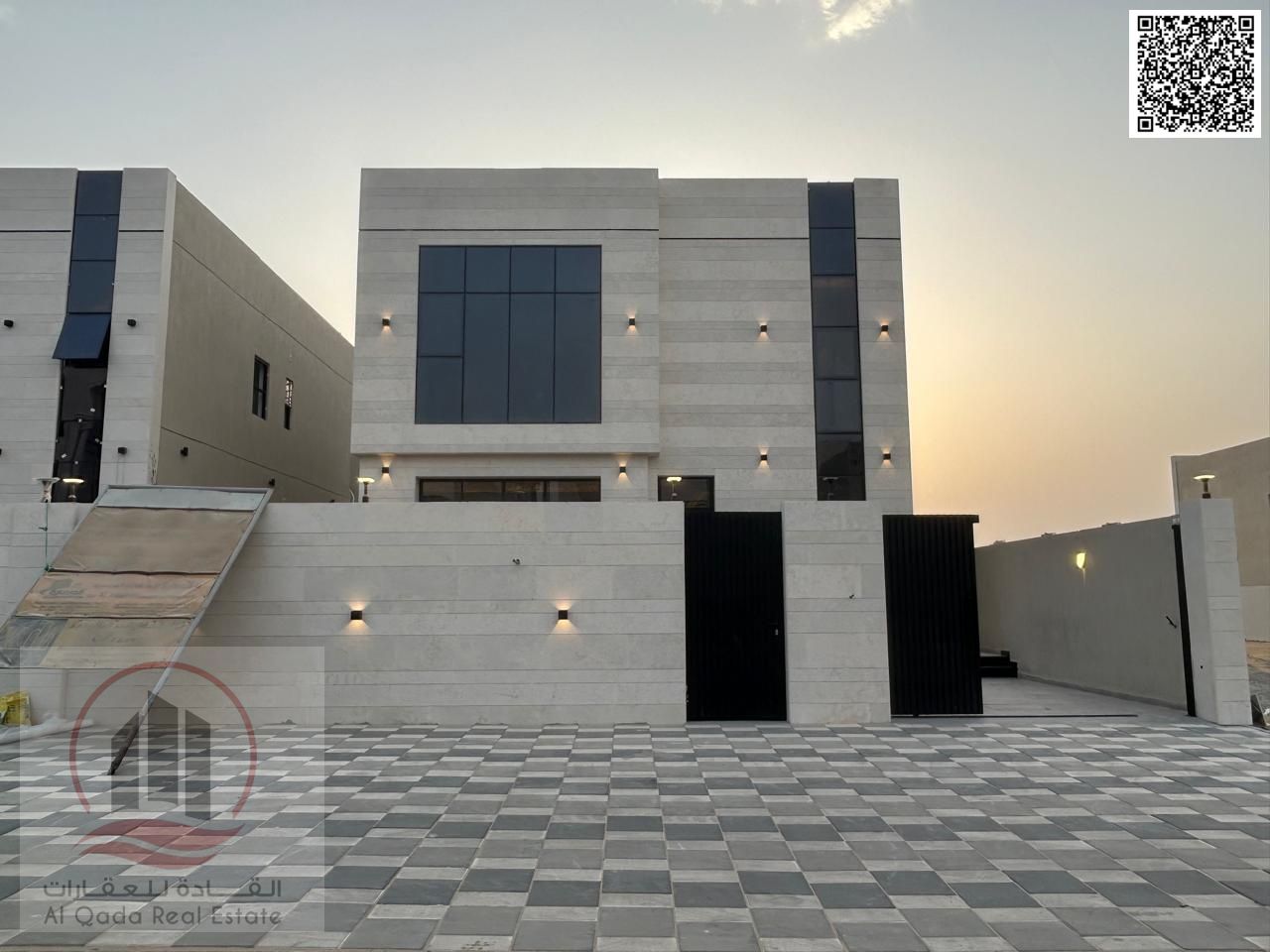 For sale, a villa in Ajman Al Zahia, 5 master rooms, a Majles room, a hall, and a maid’s room, freehold for all nationalities, Installment with out do