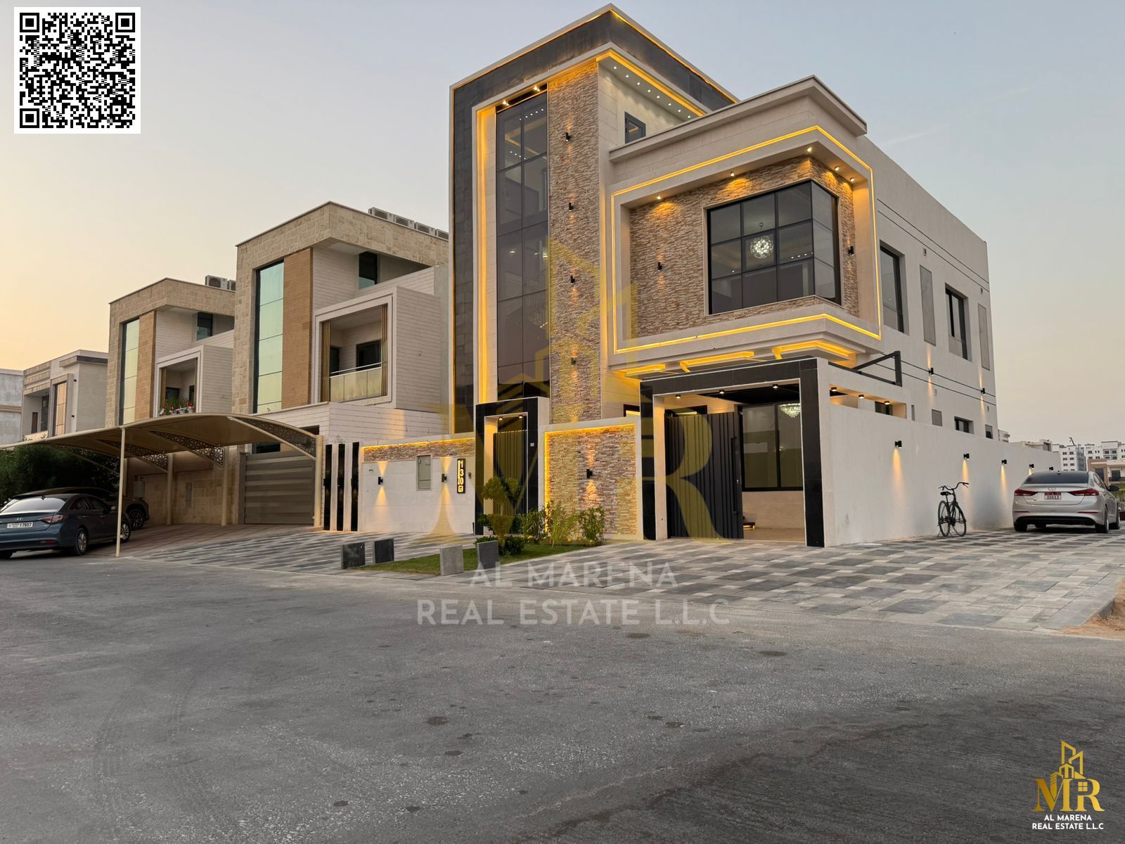 Seize the opportunity and own your dream home in the heart of Ajman - a luxurious, super-modern villa in the Jasmine area, opposite a two-story garden
