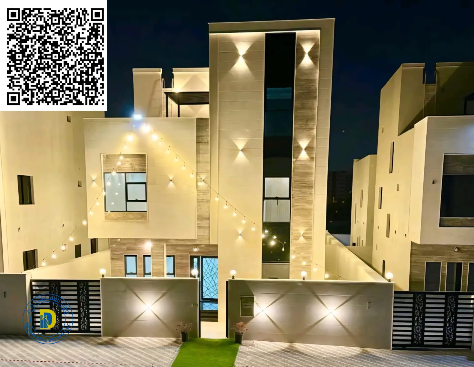 For sale, a large 7-room villa in Al-Helio 2. The price includes registration and ownership fees.