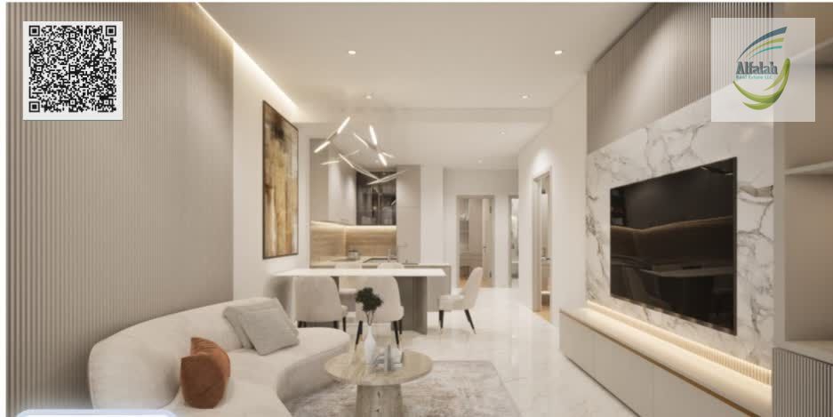 Luxury 2BHK Apartment | Balcony | Easy Payment Plan | Goldcrest Dreams Tower C – Ajman