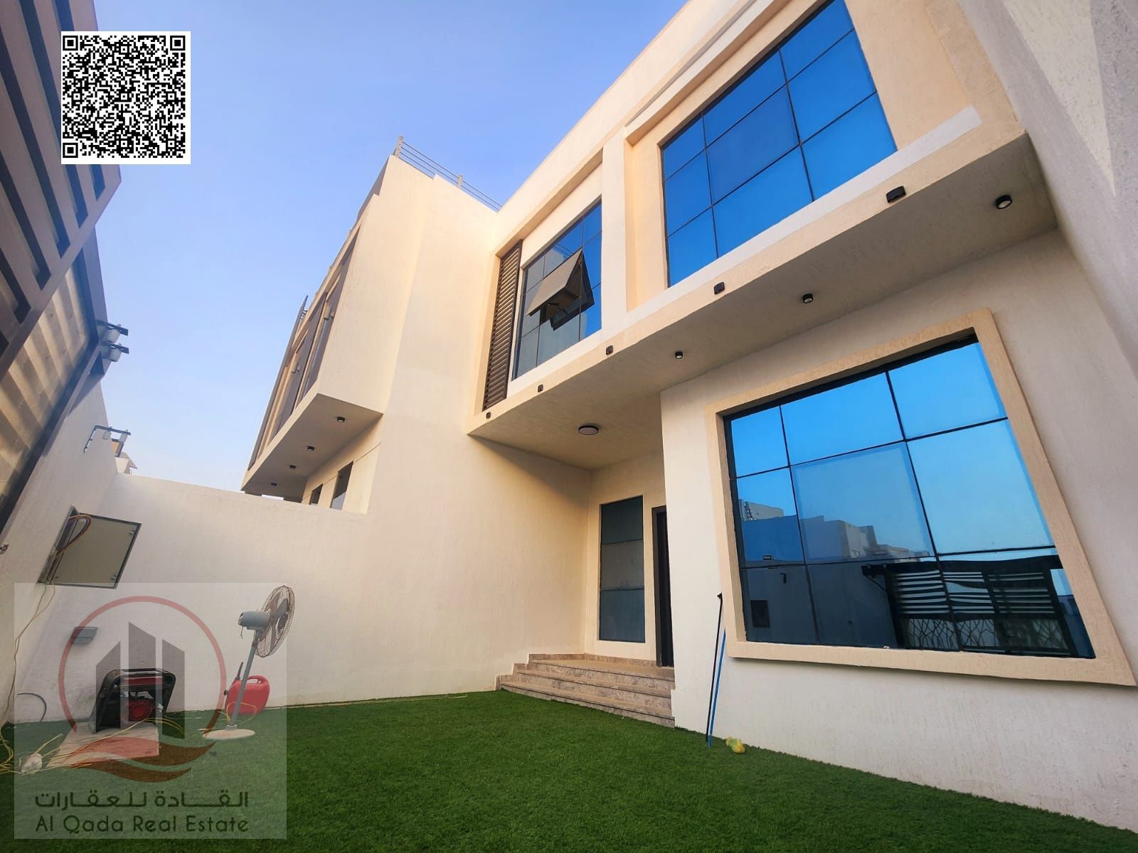 Villa for sale at Ajman -Al zaya area the Villa 3200 sqft -G +1 ( 3 Master room +big Majlis + Hall)