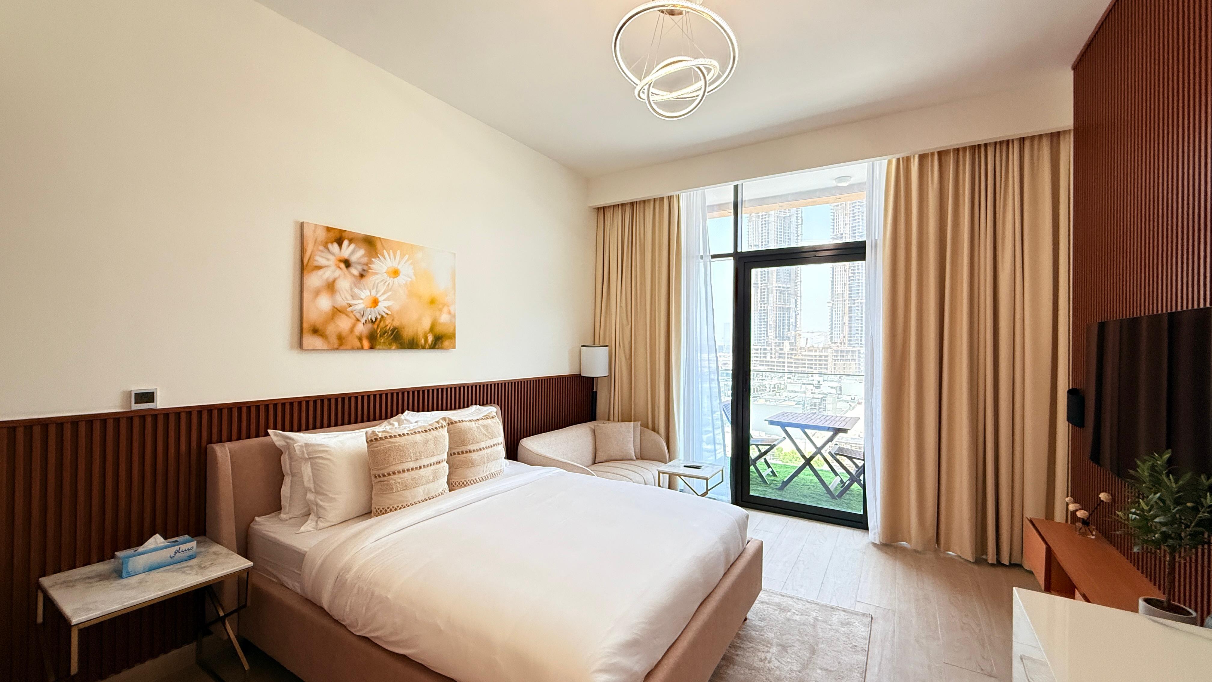 Modern and Cozy Studio | Fully Furnished | Burj Khalifa View