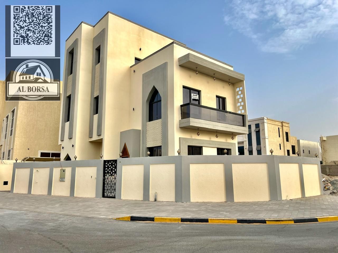 Villa for sale at a very good price consisting of four rooms, a council and a hall. The villa is in the Al Zahya area,
