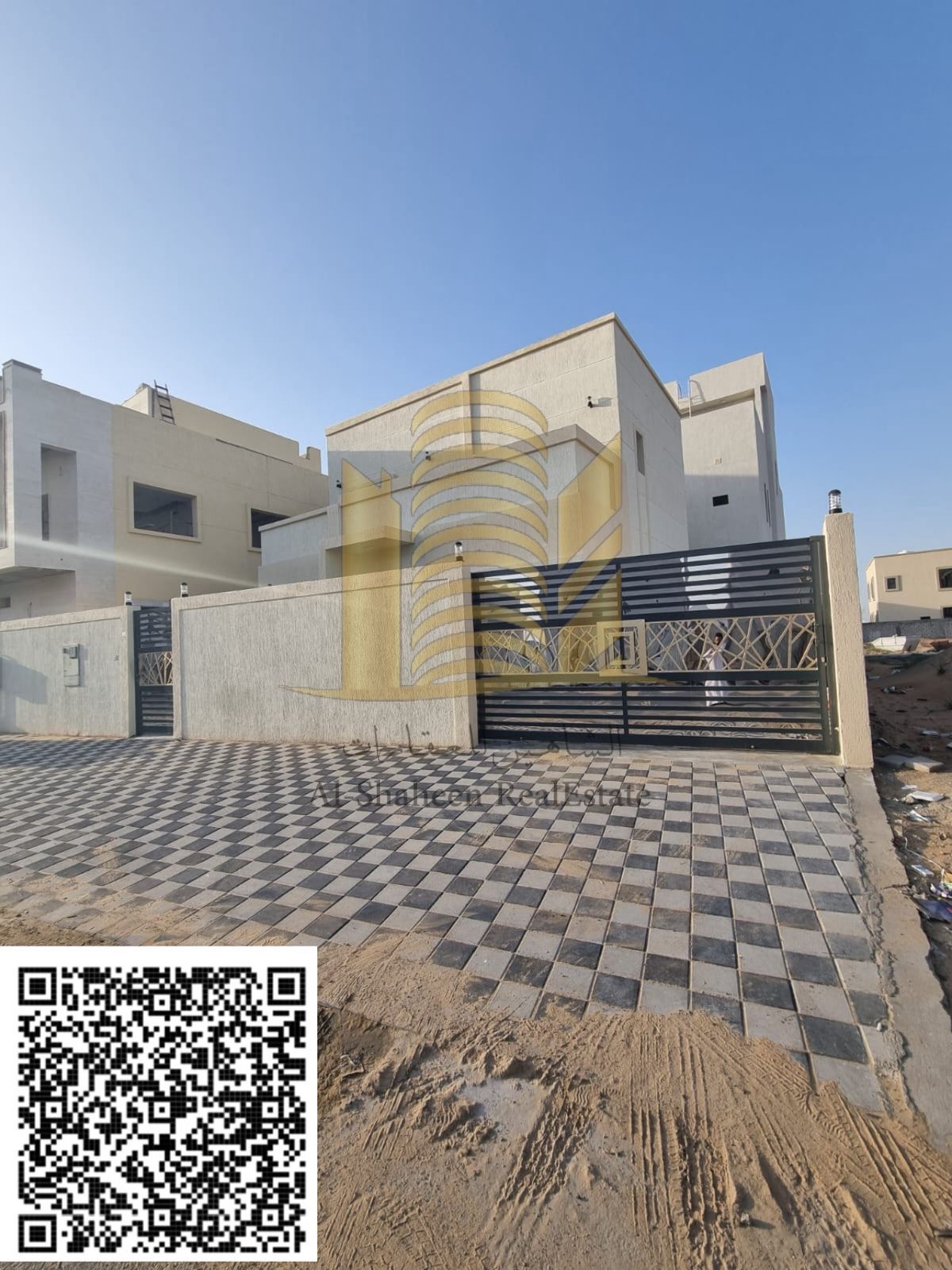 For rent one of the most luxurious villas in Ajman is ready for housing and personal construction with the availability of water, electricity and air