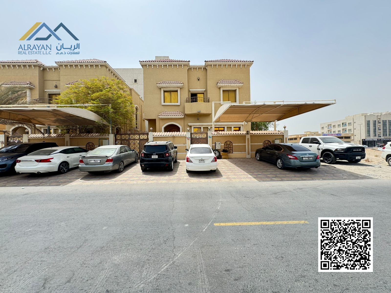 Luxurious villa, freehold for all nationalities, near Sheikh Ammar Street and opposite Shorouk Mall