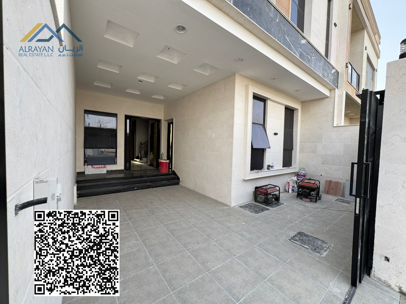 Opposite the mosque and close to all services. Freehold for all nationalities.