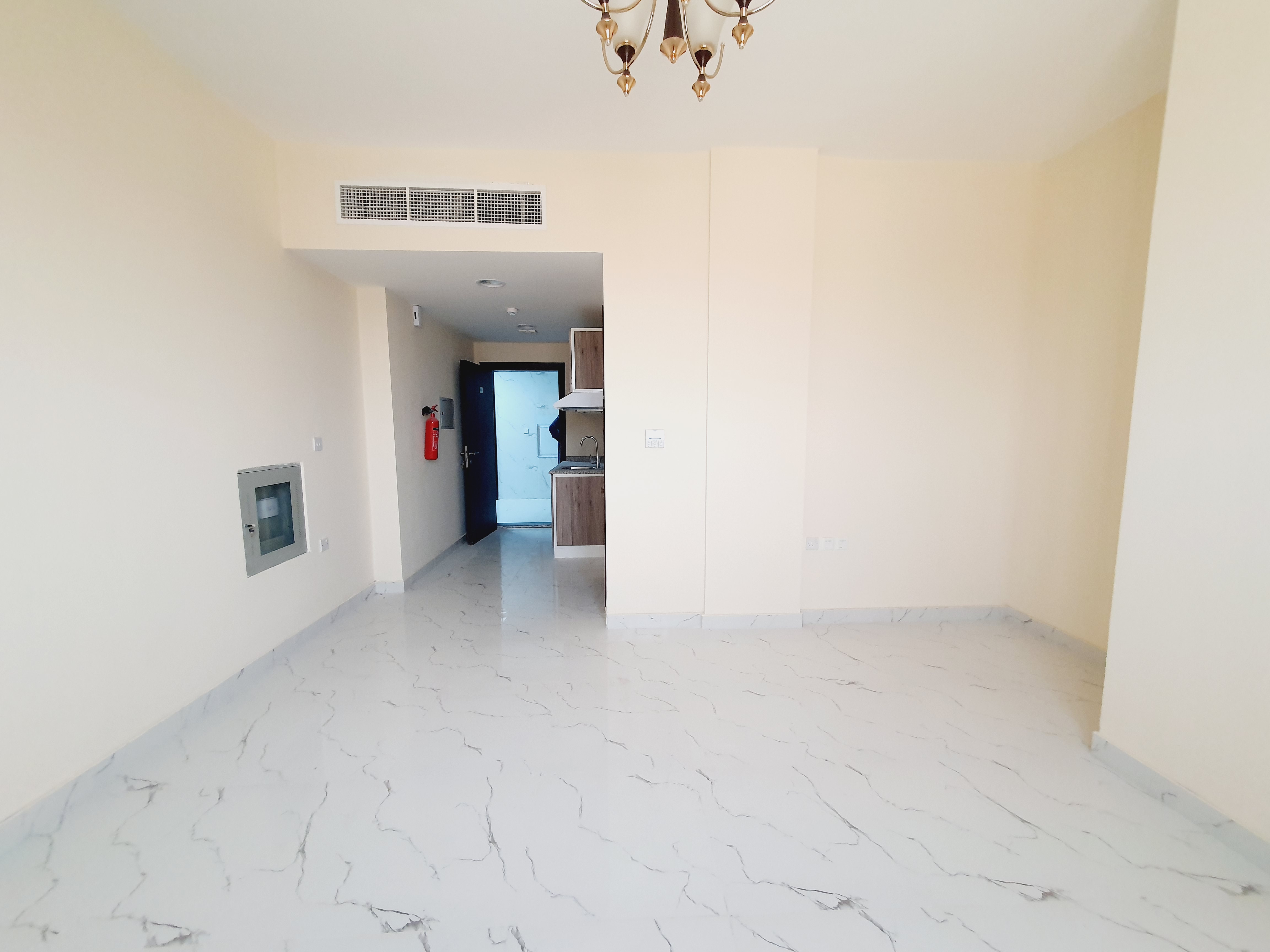 Brand New studio with separate kitchen and central ac price 35k