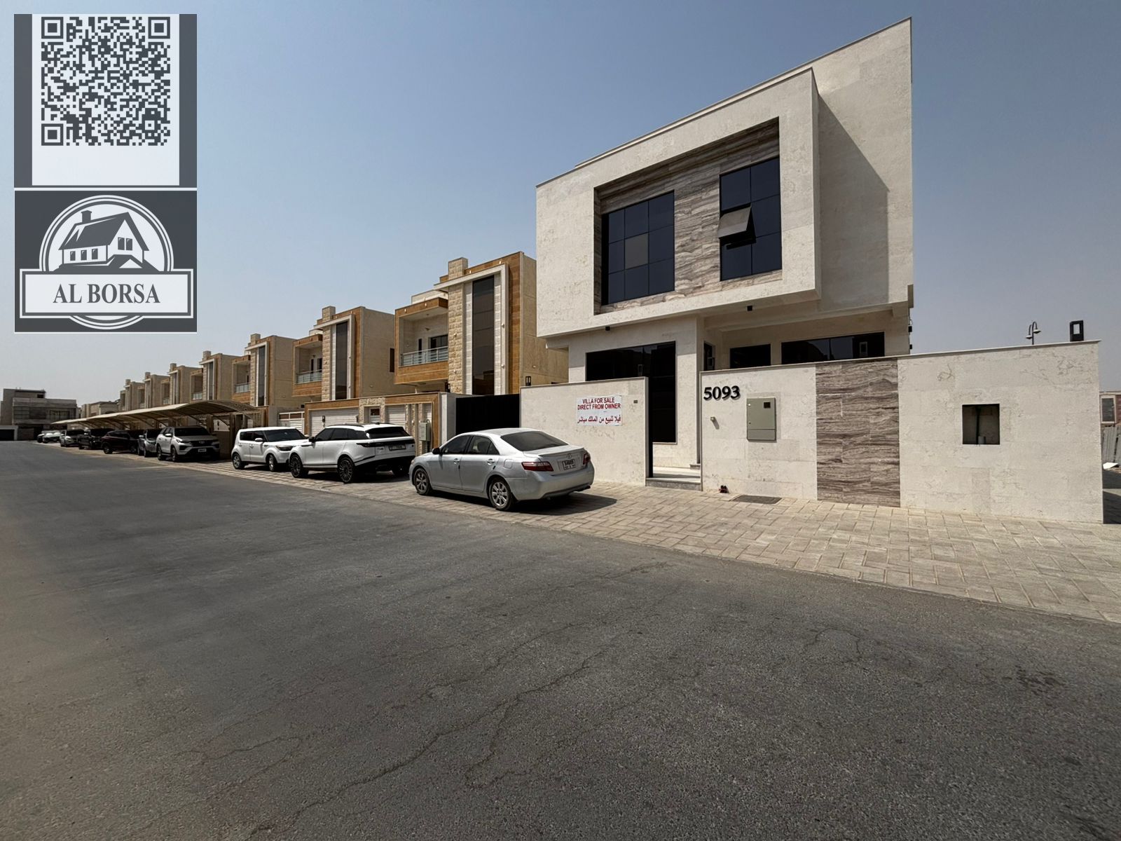 Luxury villa for sale in Ajman - Al Yasmeen area (behind Al Hamidiya Park) Specifications: Land area: 3,014 sq ft Built-in area: 3,200 sq ft