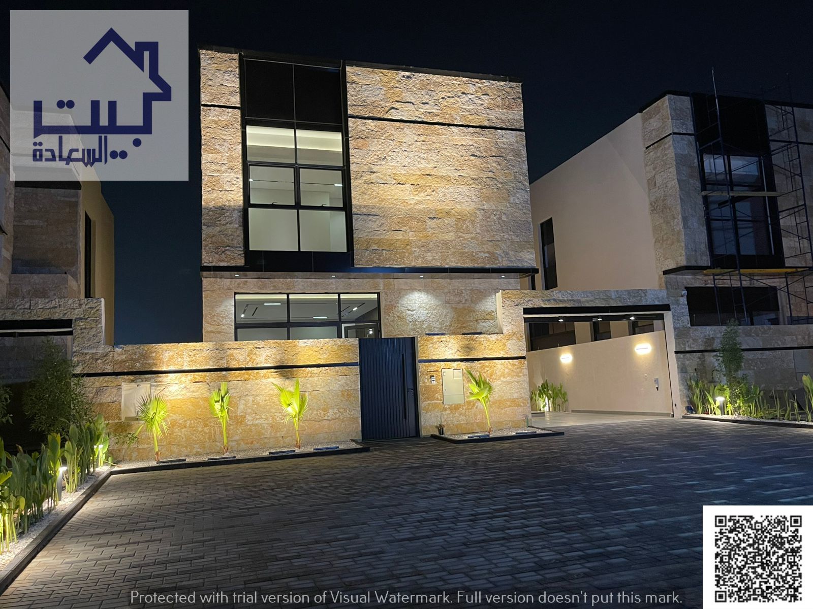 For sale, a villa in Al Zahya area, Ajman, consisting of 5 master bedrooms and a maid's room, including registration fees.