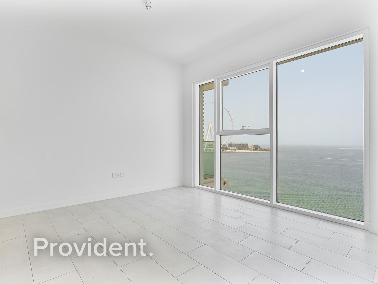 Sea and Dubai Eye views | Vacant | Brand new