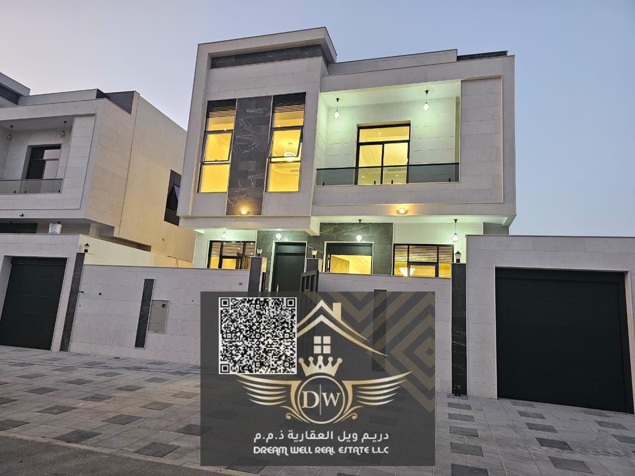 Luxury Villa in Al Bahia - For Sale - Ajman | 5 Master Bedrooms | Majlis and Master Living Room | High-End Finishing | Price Includes Air Conditioning
