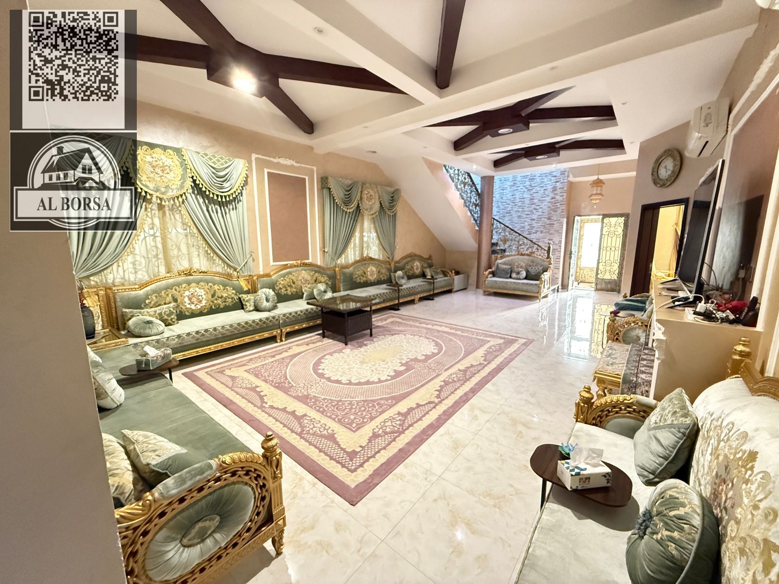 A great opportunity to own a modernly designed villa on the corner of two streets in Rawdah 1 at an attractive and distinctive price, including electr