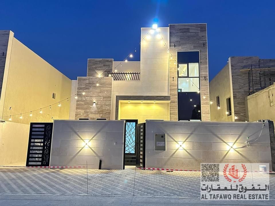 Villa available for rent in Al Zahya area in Ajman, 4 master bedrooms.