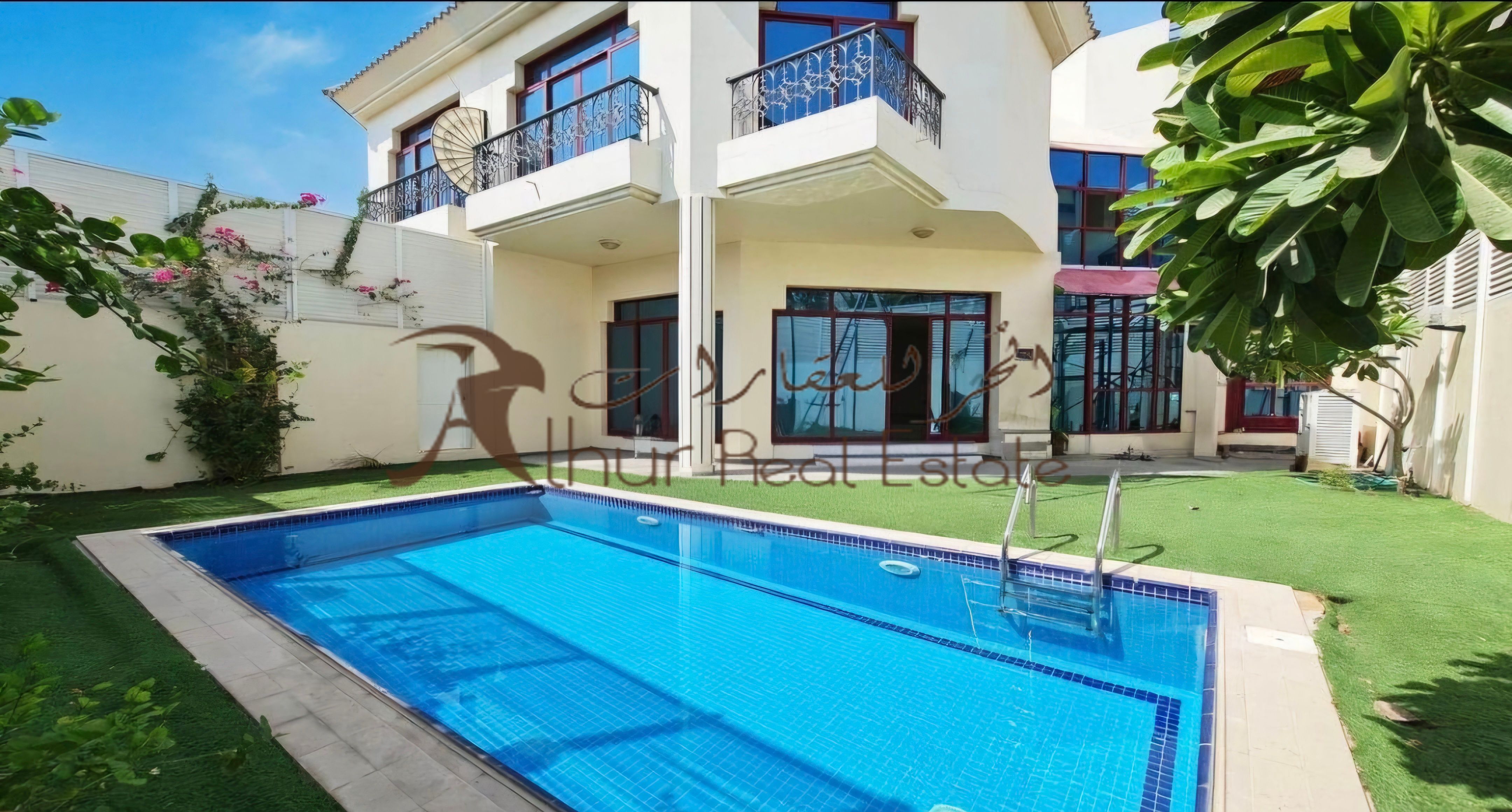 Spacious 4 Bedroom Villa + Maid Room & Private Swimming Pool in Jumeirah