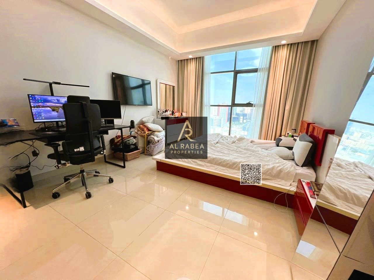 Special offer IN GULFA TOWER 1BHK WITH PARKING-GYM-POOL-OPENVIEW