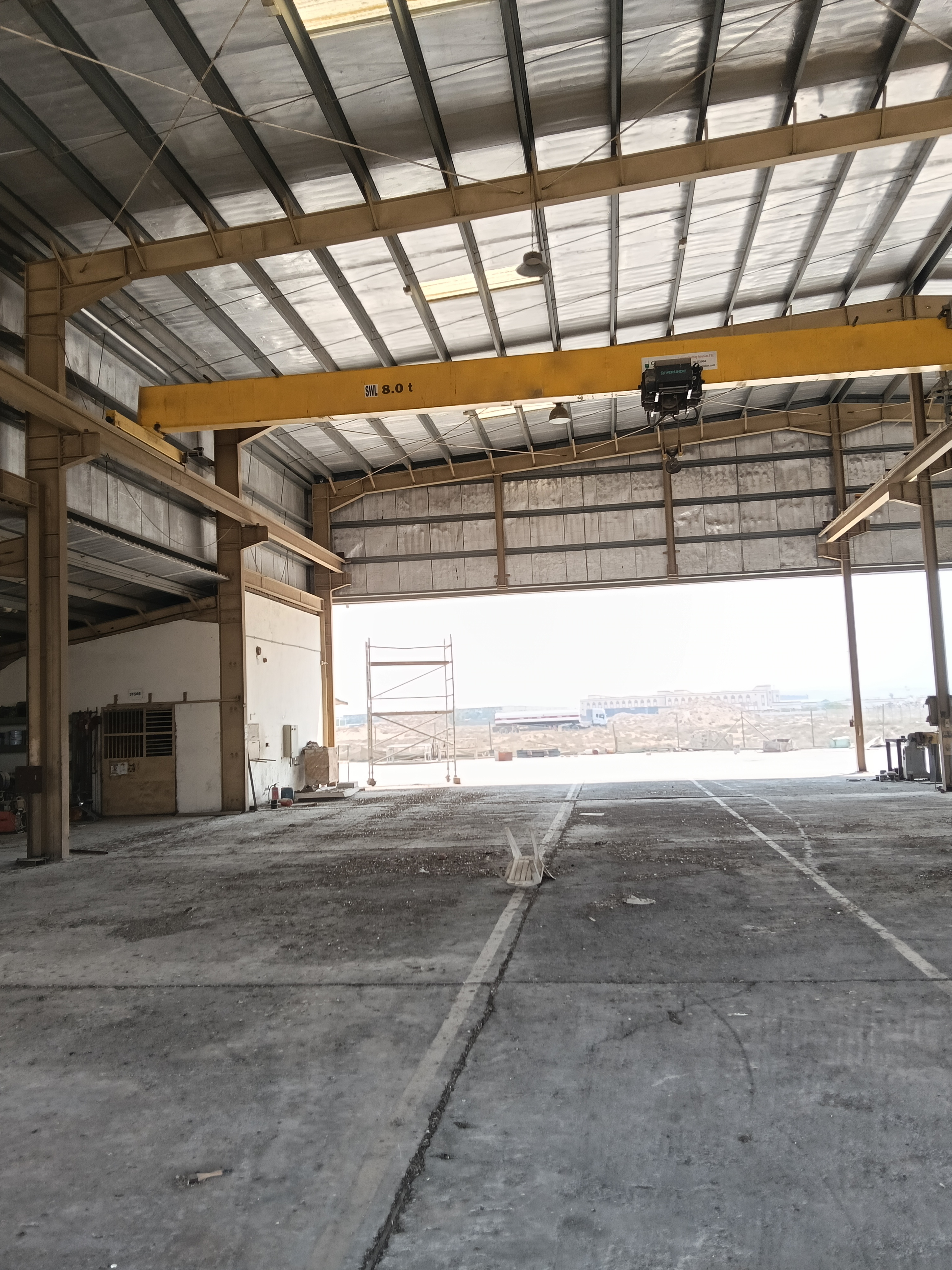 Fabrication Warehouse with yard for sale at Hamriyah Free Zone-Sharjah.