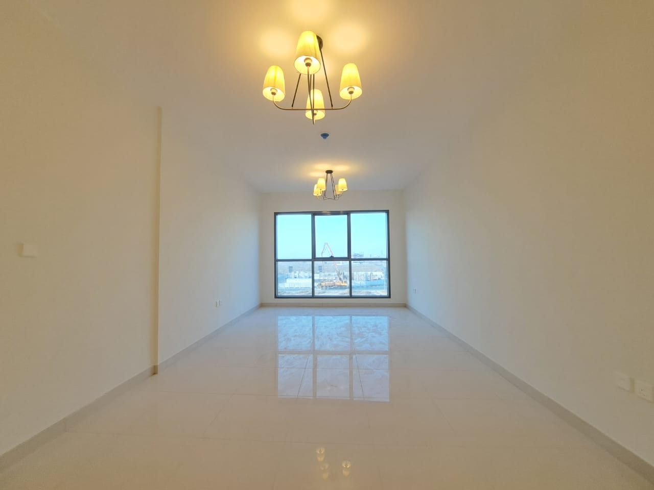 Brand new 2 badroom with maid room and wardrobe in tilal city price 80k