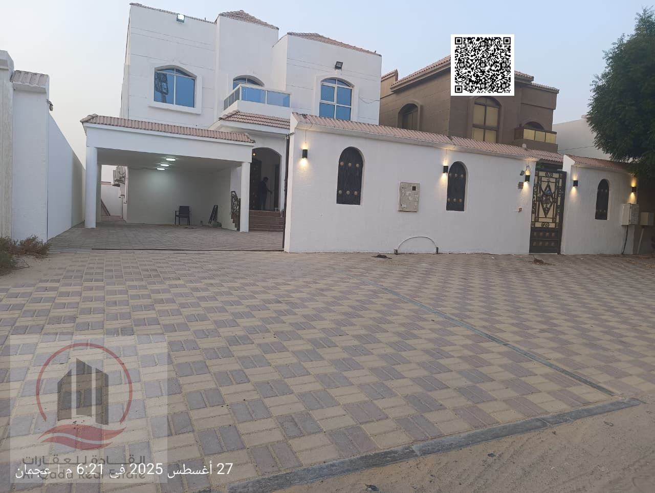 For sale, a villa in Ajman Al Mowaihat5 master rooms, a Majles room a hall and a maid’s room freehold for all nationalities Installment with out do